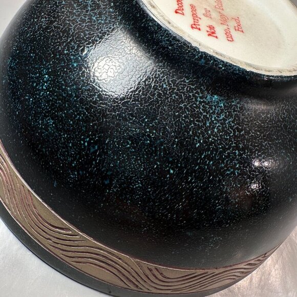 Singing Bowl Middle Eastern Tibetan Hand Etched Meditation Vintage Bowl READ - Picture 15 of 16